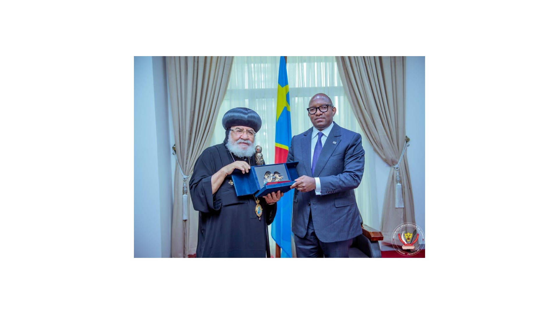 Congo PM Meets Bishop Paul